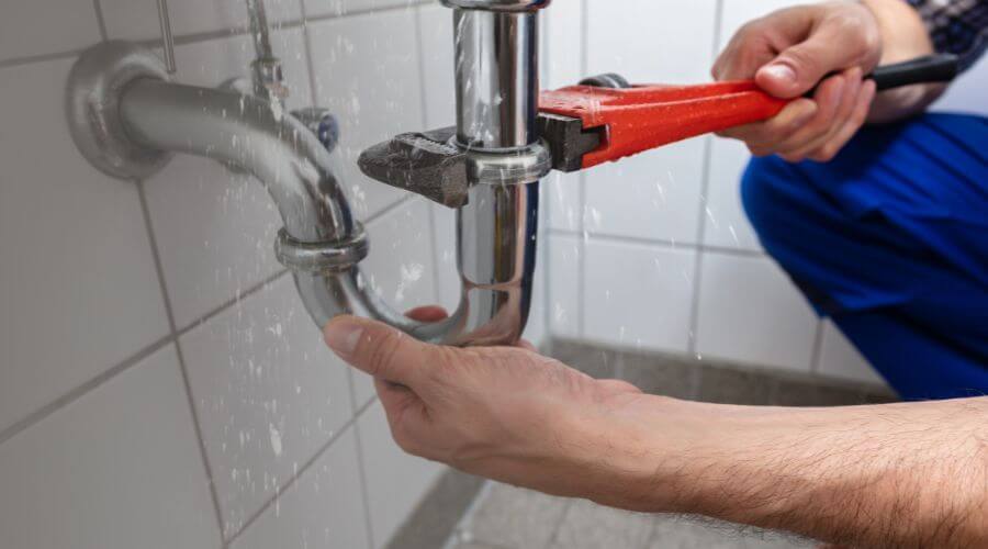 Electric tankless water heater installation in Roy, MT